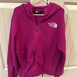 The North Face Kids' Pink Fleece Hoodie